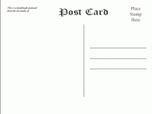 19 Free Postcard Template With Picture for Ms Word by Postcard Template With Picture