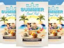 19 Free Printable Beach Party Flyer Template for Ms Word for Beach Party Flyer Template