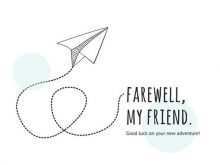 19 Free Printable Farewell Card Template Black And White Formating by Farewell Card Template Black And White