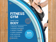 19 Free Printable Fitness Flyer Template PSD File by Fitness Flyer Template