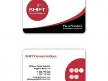 Business Card Design Template Technology Companies