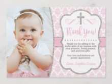 19 How To Create Thank You Card Template For Baptism With Stunning Design by Thank You Card Template For Baptism