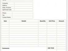 19 Printable Blank Tax Invoice Template Free Download with Blank Tax Invoice Template Free