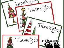 19 Printable Thank You Card Template For Christmas in Word for Thank You Card Template For Christmas
