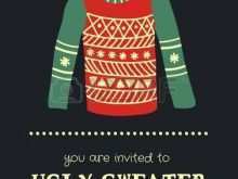 19 Report Christmas Sweater Card Template in Photoshop by Christmas Sweater Card Template