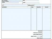 Construction Invoice Template Doc