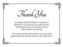 19 Report Thank You Card Template Death Maker for Thank You Card Template Death