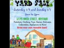 19 Report Yard Sale Flyer Template Free For Free with Yard Sale Flyer Template Free