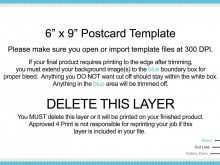 19 Standard 6 X 9 Postcard Template Templates for 6 X 9 Postcard Template