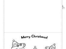 19 Standard Christmas Card Template Colour In for Ms Word by Christmas Card Template Colour In