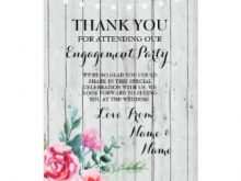 19 Standard Thank You Card Template Engagement Party For Free by Thank You Card Template Engagement Party
