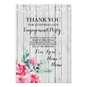 19 Standard Thank You Card Template Engagement Party For Free by Thank You Card Template Engagement Party