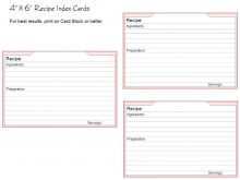 19 The Best 4X6 Index Card Template Excel Formating with 4X6 Index Card Template Excel