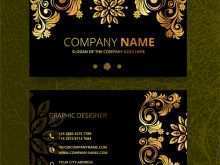 Illustrator Name Card Template Free