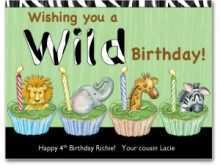 19 The Best Zoo Birthday Card Template Templates for Zoo Birthday Card Template