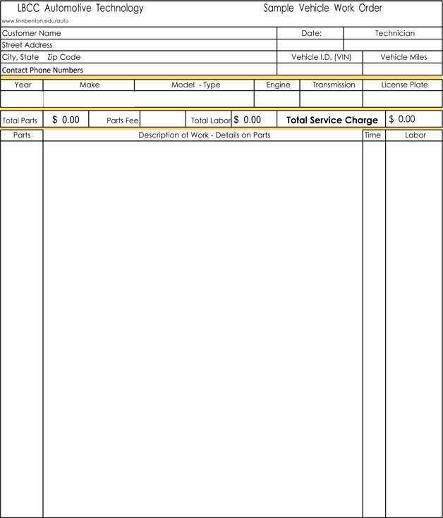 20 Adding Repair Invoice Template Pdf Maker for Repair Invoice Template Pdf