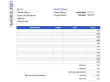 Freelance Copywriter Invoice Template