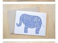 20 Blank Animal Thank You Card Template Layouts by Animal Thank You Card Template