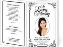 20 Blank Memorial Service Flyer Template Now with Memorial Service Flyer Template
