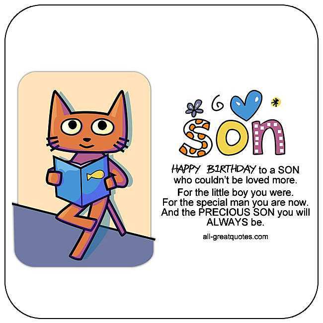 20 Create Birthday Card Templates For Son Now with Birthday Card Templates For Son