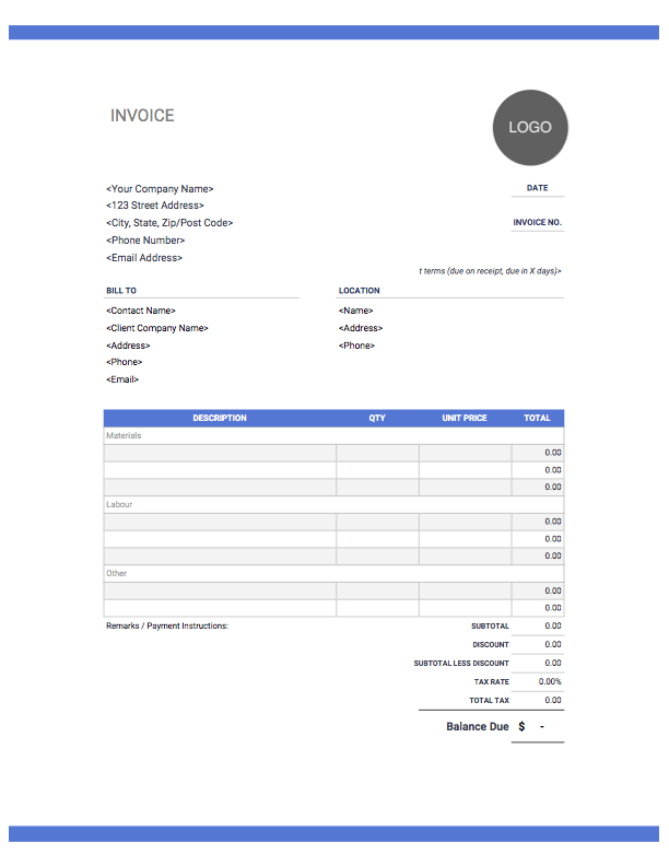 20 Create Software Contractor Invoice Template For Free with Software Contractor Invoice Template