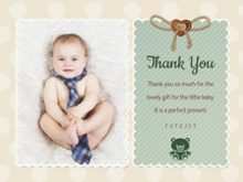 20 Create Thank You Card Template Baby Download by Thank You Card Template Baby