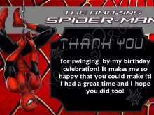 20 Creating Spiderman Thank You Card Template Maker with Spiderman Thank You Card Template