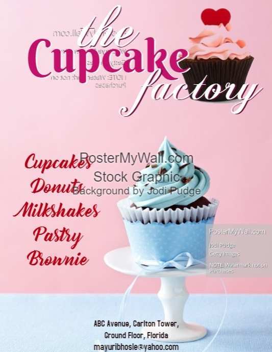 20 Cupcake Flyer Template Layouts with Cupcake Flyer Template