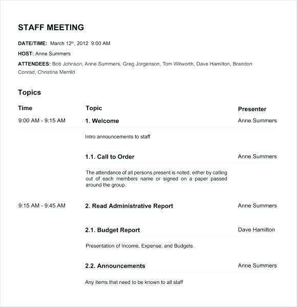 20 Customize Board Meeting Agenda Template South Africa Layouts by Board Meeting Agenda Template South Africa