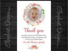 20 Customize Christening Thank You Card Template Free With Stunning Design for Christening Thank You Card Template Free