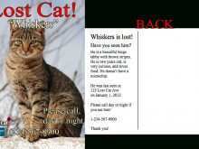 20 Customize Our Free Free Lost Cat Flyer Template in Photoshop with Free Lost Cat Flyer Template