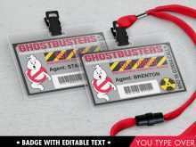 20 Customize Our Free Ghostbusters Id Card Template For Free for Ghostbusters Id Card Template
