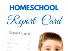 20 Customize Our Free Homeschool Kindergarten Report Card Template With Stunning Design for Homeschool Kindergarten Report Card Template