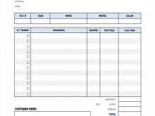 20 Customize Our Free Repair Order Invoice Template For Free by Repair Order Invoice Template