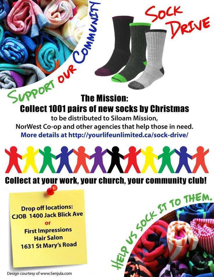 20 Customize Sock Drive Flyer Template Photo by Sock Drive Flyer