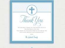 20 Customize Thank You Card Template Baptism Templates with Thank You Card Template Baptism