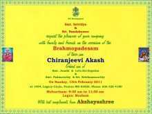 20 Format Invitation Card Sample For Upanayanam Now with Invitation Card Sample For Upanayanam