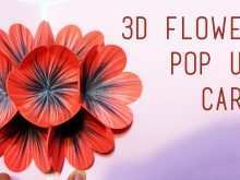 20 Format Pop Up Card Templates Flowers in Word with Pop Up Card Templates Flowers