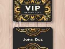 20 Format Vip Name Card Template Maker by Vip Name Card Template