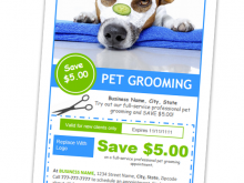 20 Free Printable Dog Grooming Flyers Template With Stunning Design with Dog Grooming Flyers Template
