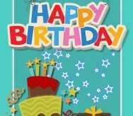 20 Free Printable Happy Birthday Card Design Template in Word by Happy Birthday Card Design Template
