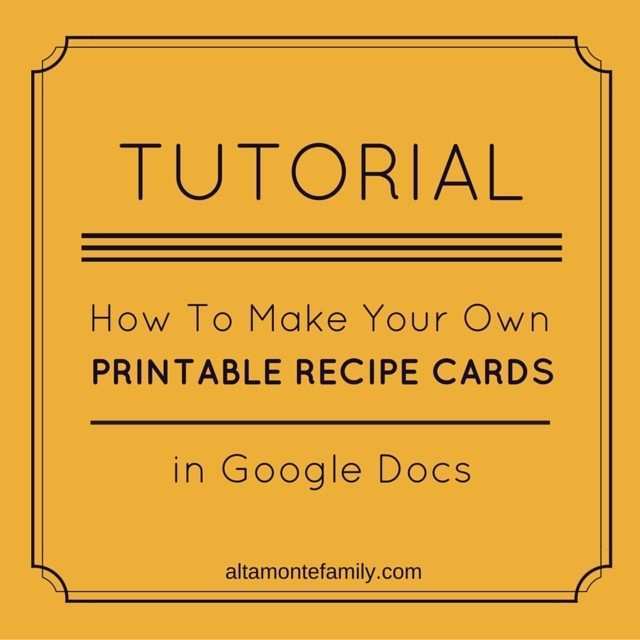 20 Free Recipe Card Template Google Docs Maker for Recipe Card Template