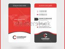 Horizontal Id Card Template Word