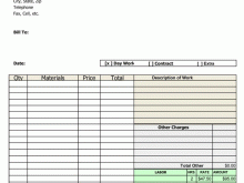 Automotive Repair Invoice Template For Quickbooks