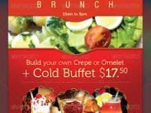 20 How To Create Brunch Flyer Template Layouts by Brunch Flyer Template
