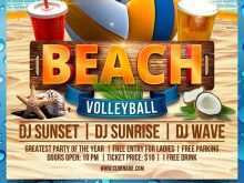 Volleyball Flyer Template Free