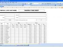 20 Online Monthly Time Card Format Excel for Ms Word with Monthly Time Card Format Excel