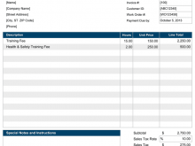 20 Printable Auto Repair Invoice Template Microsoft Office in Photoshop by Auto Repair Invoice Template Microsoft Office