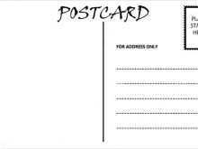 20 Printable Postcard Template With Stamp PSD File with Postcard Template With Stamp