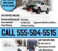 20 Printable Snow Plowing Flyer Template With Stunning Design for Snow Plowing Flyer Template